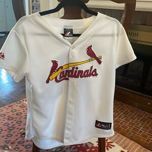 St. Louis Cardinals Men’s M Majestic Jersey Home White Wainwright #50 Nice
